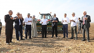 Buğday ekimine dualarla başlandı