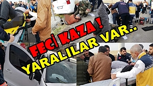 Midyat'ta feci kaza: 4 yaralı