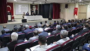 Muhtarlar toplantısı yapıldı 