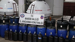 Mardin'de 117 bin 800 litre kaçak içki ele geçirildi