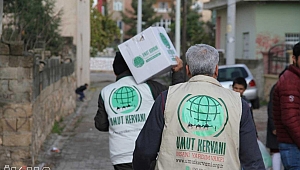 Umut Kervanı'ndan yetim ve muhtaç ailelere yardım 