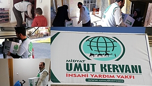 Midyat Umut Kervanı’ndan yetim ve muhtaç ailelere yardım eli 