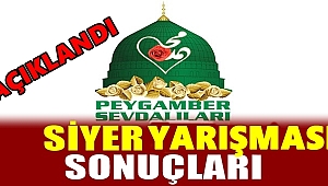 Siyer Yarışması sonuçları açıklandı