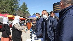 Midyat Belediyesinden semt pazarlarında Coronavirüs tedbirleri 