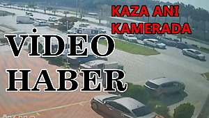 Hatay’daki kaza anı kameralara yansıdı! 