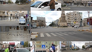 Midyat'ta sokağa çıkma yasağı sonrası cadde ve sokaklar sessizliğe büründü