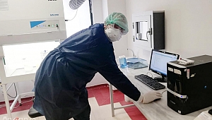 Mardin'de Covid-19 test laboratuvarı hizmet vermeye başladı 