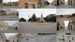 Midyat'ta tarihi çarşı ve sokaklar tarihi sessizliğini yaşıyor 