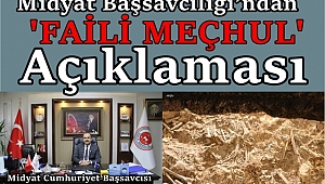 Midyat Başsavcılığı'ndan 