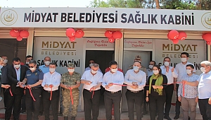 Midyat Belediyesinden sağlık kabini hizmeti 