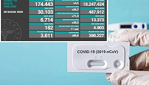 Türkiye'de son 24 saatte 30 bin 103 Covid-19 vakası tespit edildi