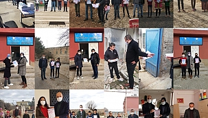 Eğitim-Bir-Sen’den Midyat’ta LGS deneme sınavı dağıtımı 