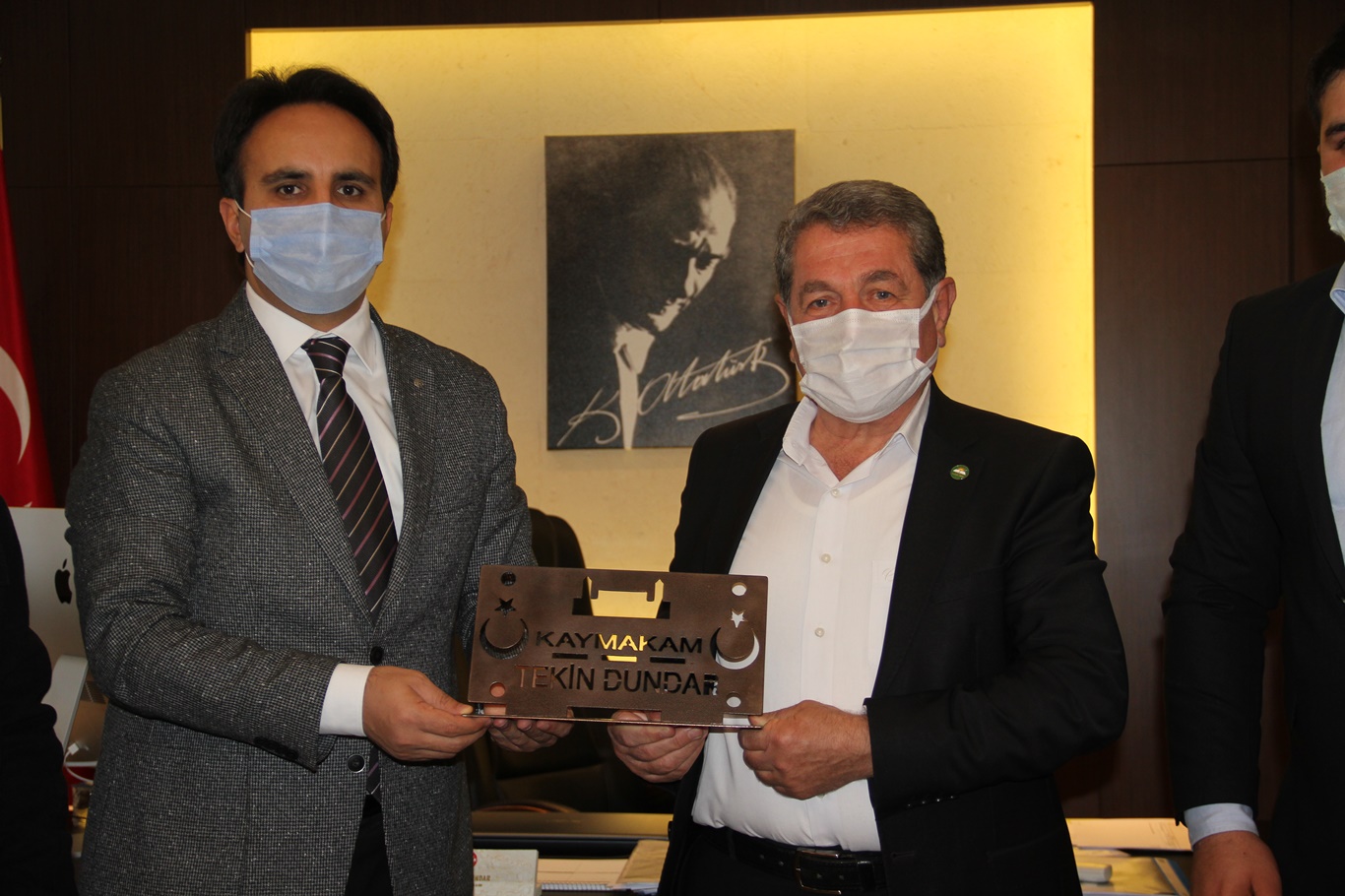 HÜDA PAR Midyat İlçe Başkanı Altunkaynak, Kaymakam Dündar'a ilçe sorunlarını iletti