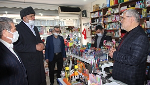 HÜDA PAR'dan Midyat'ta Esnaf ziyareti