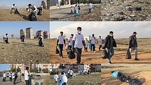 HÜDA PAR'lı gençler içkinin zararları ve çevre kirliliğine dikkat çekti