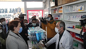 İYİ PARTİ GENEL BAŞKANI AKŞENER MİDYAT ESNAFINI ZİYARET ETTİ 