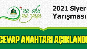 Siyer Yarışması cevap anahtarı açıklandı (2021) 