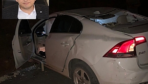 Özel Kalem Müdürü Polat aracıyla kaza yaptı