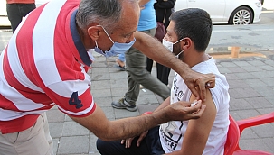 Midyat'ta aşı seferberliği 
