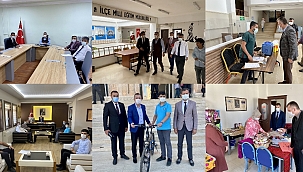 Kaymakam Solmaz ziyaretlerini sürdürüyor 