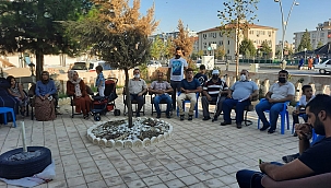 Midyat Engelliler Derneği Başkanı Baran dernek üyeleriyle bir araya geldi