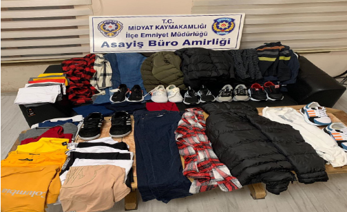 Midyat'ta yakalanan 10 hırsızlık zanlısından 5'i tutuklandı