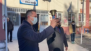 Eğitimde ikinci dönemin ilk ders zilini Midyat Kaymakamı Ahmet Solmaz çaldı