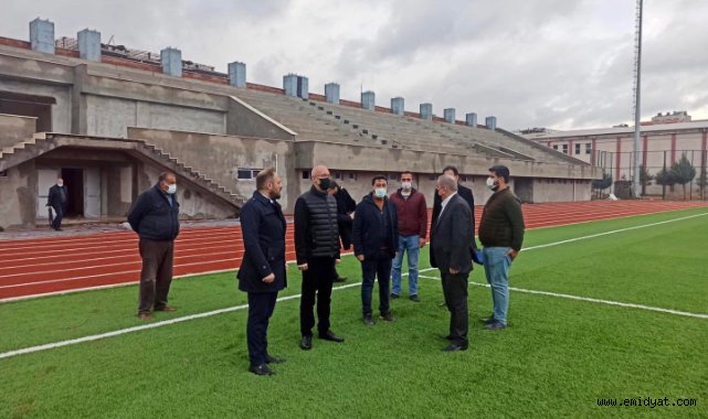 AK Parti Mardin Milletvekili Dinçel, Midyat'ta incelemelerde bulundu