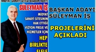 Midyat Sanayi Sitesi Başkan Adayı İş projelerini açıkladı: Önceliğim Midyat ve Esnafım 
