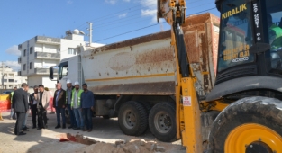 Midyat'ta 3'üncü etap doğalgaz çalışmalarına başlandı