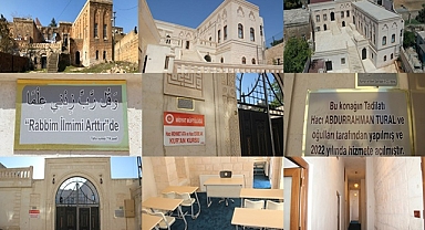 Midyat'taki tarihi konak restore edilerek Kur'an kursuna çevrildi 