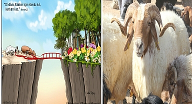 Kurban, samimiyet ve teslimiyetin nişanesidir