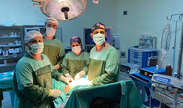 Midyat Devlet Hastanesi’nde ilk kez Laparoskopik Burch ameliyatı yapıldı 