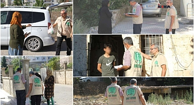 Umut Kervanı Midyat'ta yüzlerce yetim ve muhtaç aileye kurban eti ulaştırdı