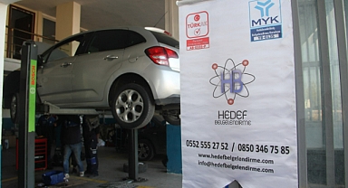 Midyat'ta bir ilk: Bölgede ilk defa MYK otomotiv sınavı yapıldı
