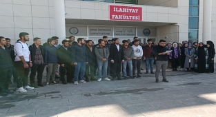 Şırnak Üniversitesi öğrencilerinden Hazreti Muhammed'e hakarete tepki
