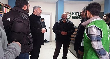 HÜDA PAR Bitlis İl Başkanlığından yardım kuruluşlarına ziyaret