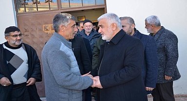 HÜDA PAR Genel Başkanı Yapıcıoğlu, Diyarbakır'da depremde vefat edenlerin taziyelerine katıldı