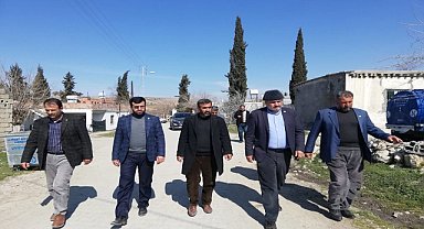 HÜDA PAR Mardin İl Başkanı Çevik, Adıyaman deprem bölgesinde incelemelerde bulundu