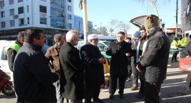 İTTİHADUL ULEMA heyeti depremin vurduğu Adıyaman'da: "Gün dayanışma günüdür"