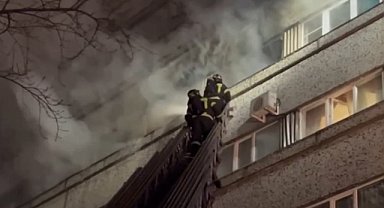 Moskova'da otel yangını: 6 ölü 9 yaralı