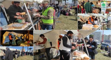 Umut Kervanı ve Yetimler Vakfı depremin merkez üssünde yardım faaliyeterini sürdürüyor