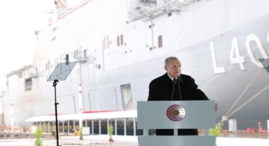 Cumhurbaşkanı Erdoğan: TCG Anadolu, dünyanın ilk SİHA gemisidir