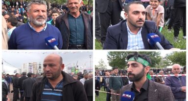 Türkiye'nin çeşitli illerinden Mevlid-i Nebi etkinliğine katılan vatandaşlar: Memleketin bu sevdaya ihtiyacı var