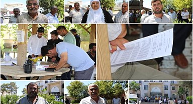 Mardin'de halk ve çiftçiler elektrik kesintilerinden dolayı Dicle Elektrik hakkında şikayette bulundular