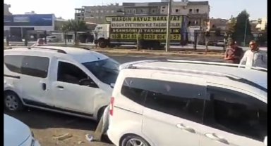 Mardin'de 4 araç zincirleme kazaya karıştı
