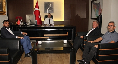 HÜDA PAR Midyat ilçe Başkanlığından Kaymakam Özdemir'e ziyaret 