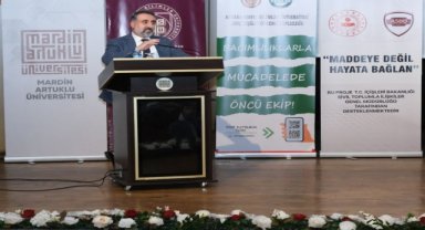 Mardin'de "Maddeye Değil Hayata Bağlan" projesi başlatıldı