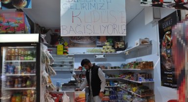 Batman'daki esnaf bir günlük gelirini Gazze'ye bağışladı