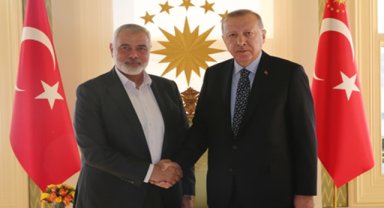 Cumhurbaşkanı Erdoğan, HAMAS Siyasi Büro Başkanı İsmail Heniyye ile görüştü